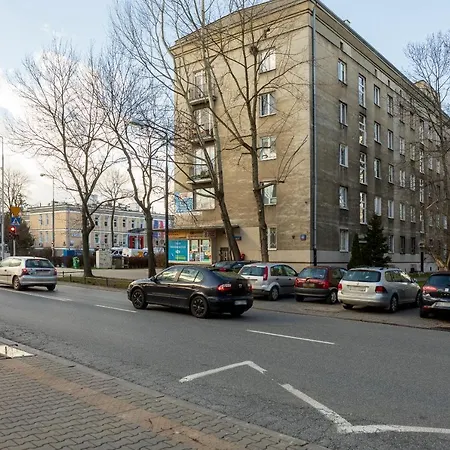 Saska Kepa Modern Apartment Warschau Exterior foto