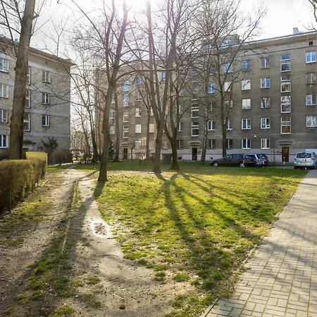 Saska Kepa Modern Apartment Warschau Exterior foto